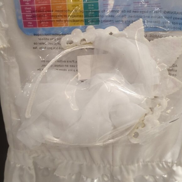 Disney Princess Rapunzel Dress - White and Gold NWT Size 8-10 - Picture 4 of 7